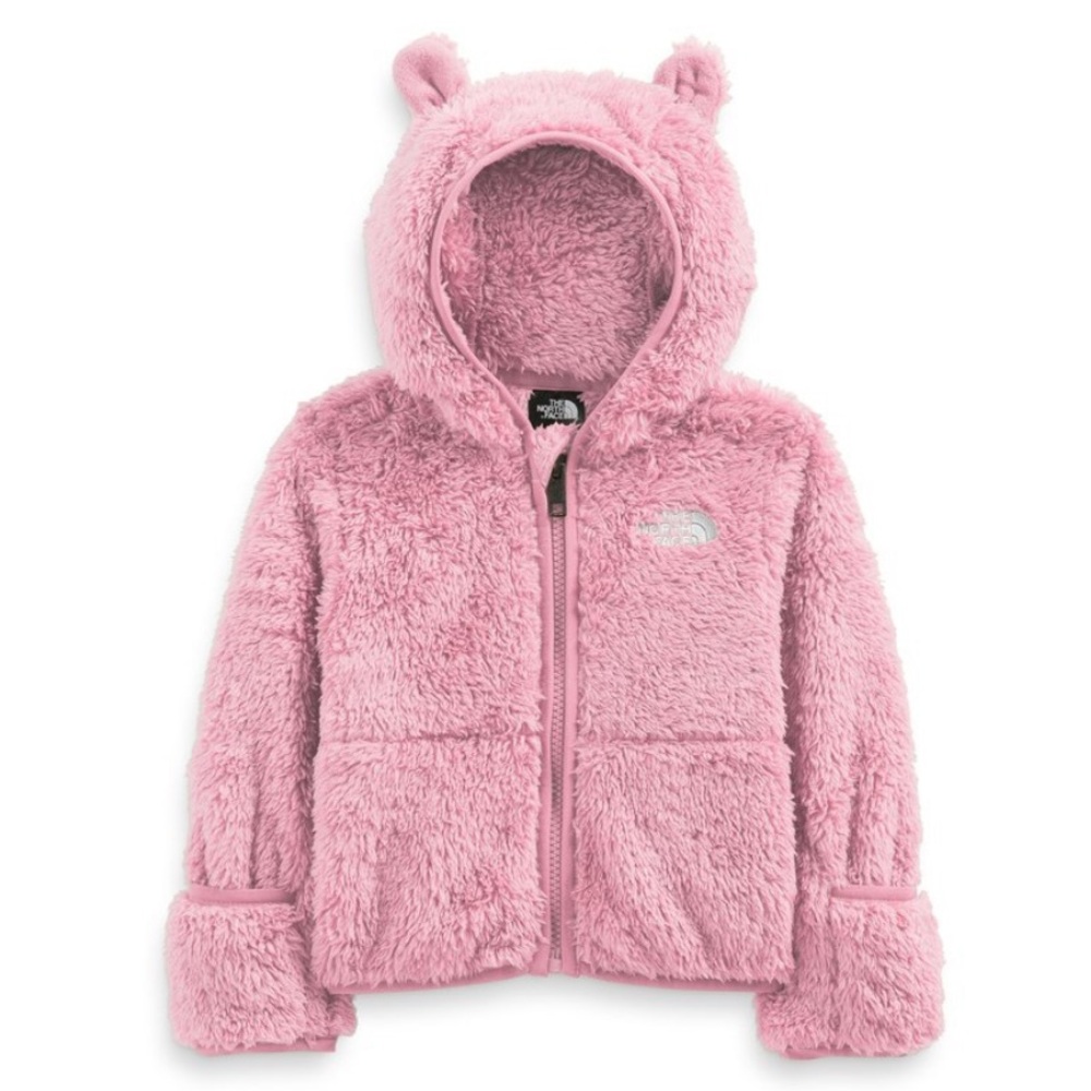 Pink North Face Baby Jacket Hoodie With Ears 6-12 months